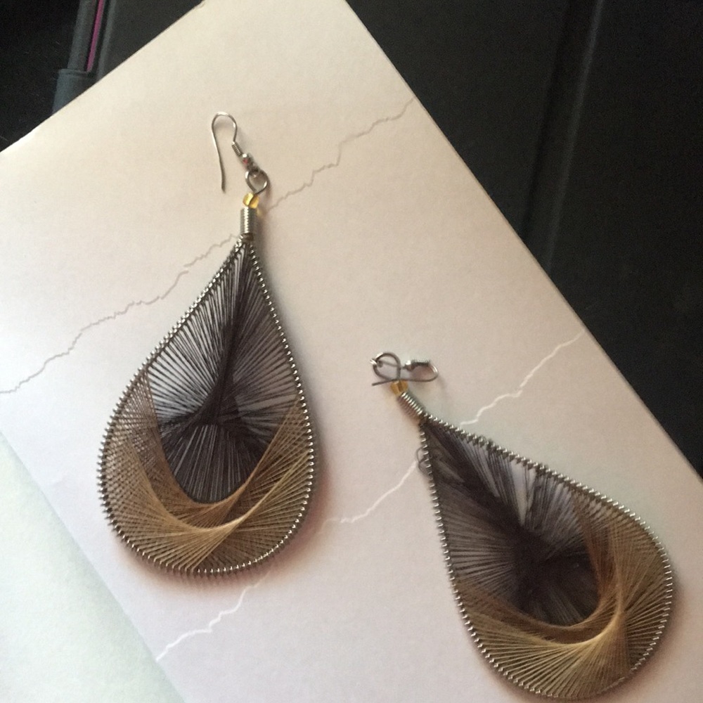 Dream catcher earrings